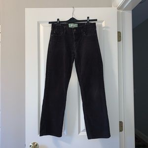 J CREW Black Corduroys Jeans 26P Short